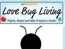 Tablet Screenshot of lovebugliving.com